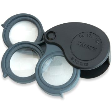 Carson Loupe de Poche Multi-Power 5-15x30mm