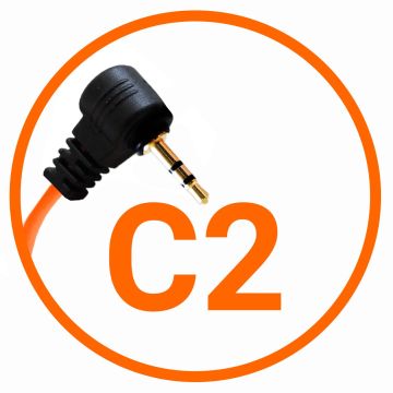 Miops Câble de connexion appareil photo Canon C2 Orange
