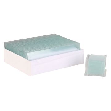 Byomic Lames porte-objets 25x75 mm 50 pcs et lamelles 18x18 mm 100 pcs.