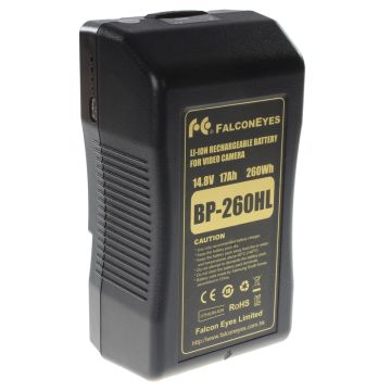 Falcon Eyes V-Mount Batterie 260Wh 14,8V 17500mAh