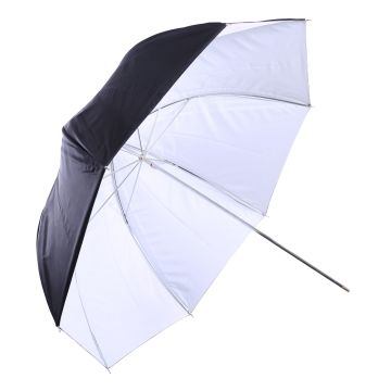 Falcon Eyes Paraplu UR-48WB Blanc/Noir 122 cm