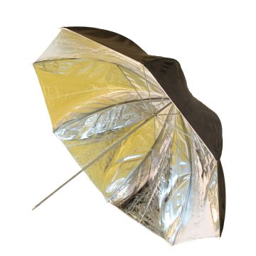 Falcon Eyes Paraplu UR-32SB1 Argent/Noir 80 cm