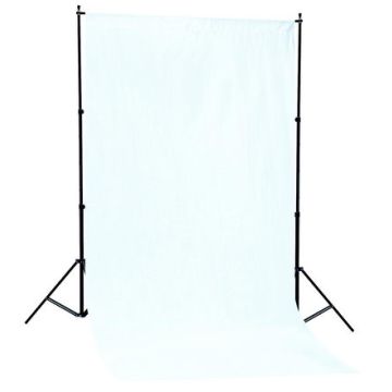 Linkstar Système de Fond BSK-2016W + Tissu Blanc