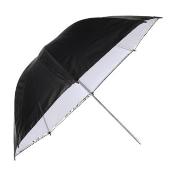 Linkstar Paraplu PUK-84WB Blanc/Noir 100 cm (Réversible)