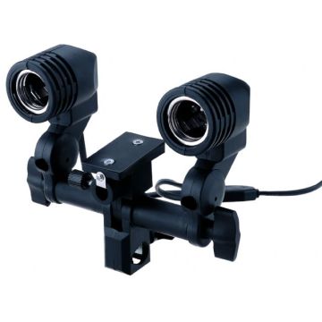 StudioKing Douille Universelle E27 avec 2 Prises DLE27D