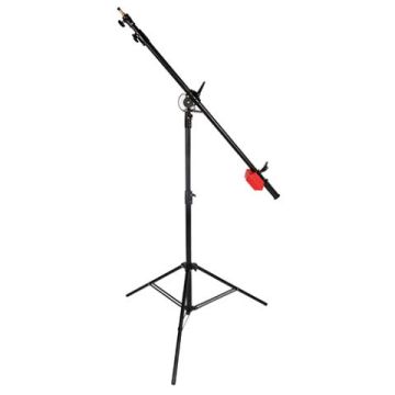 StudioKing Perche de Lumière Professionnelle + Trépied + Contrepoids BM2350A