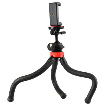 StudioKing Trépied de Table Flexible FTR-18 avec Adaptateur pour Smartphone
