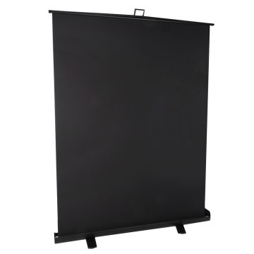 StudioKing Écran de fond enroulable FB-150200FB 150x200 cm Noir