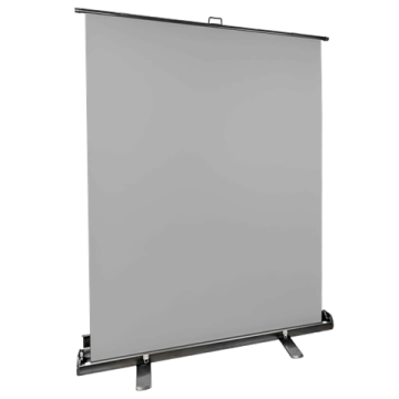 StudioKing Écran de Fond Enroulable FB-150200FGR 150x200 cm Gris