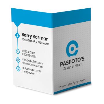 Benel Portefeuilles pour Photos d'Identité Blanc avec Imprimé 1000 pcs.