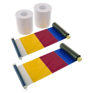 DNP Papier 2 rouleaux à 400 tirages. 10x15 perforé à 10x10 cm pour DS620