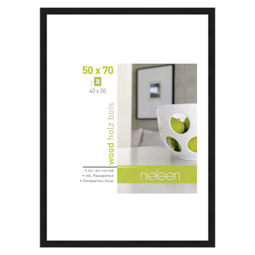 Nielsen Cadre Photo 8988031 Apollon Noir 50x70 / 40x50 cm