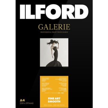 Ilford Galerie FineArt Smooth 200g A4 25 feuilles Ilford Galerie FineArt Smooth 200g A4 25 feuilles