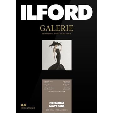 Ilford Galerie Premium Mat Duo 200g A4 50 Feuilles Ilford Galerie Premium Mat Duo 200g A4 50 Feuilles