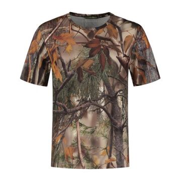 Stealth Gear T-shirt Manches Courtes Camo Imprimé Forêt taille L