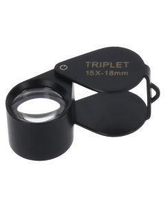 Byomic Loupe à frappement Triplet BYO-IT1518 15x18mm