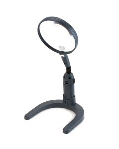 Carson Loupe de table flexible avec LED 2x110mm