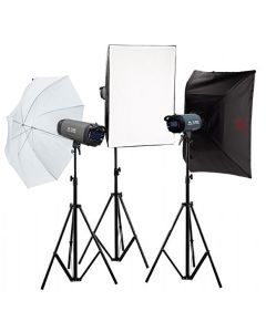 Falcon Eyes Kit Flash Studio TFK-3400L avec Déclencheur LCD