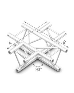 Studioking Truss Poutre Triangulaire 90 Degrés 4 Voies Horizontal