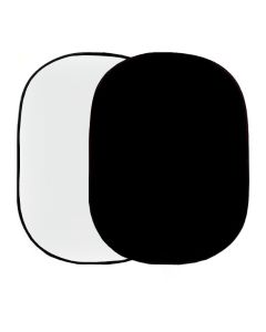 Falcon Eyes Panneau de Fond R-1482WB Blanc/Noir 148x200 cm