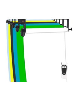 StudioKing Système de Fond Électrique B-6WE pour 6 Rouleaux