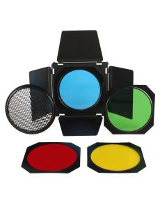 StudioKing Ensemble de grilles SK-BD95 pour flashs de studio 9,5 cm