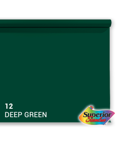 Superior Papier de fond 12 Deep Green 1,35 x 11m