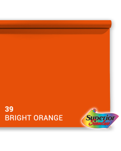 Superior Papier de Fond 39 Bright Orange 1,35 x 11m