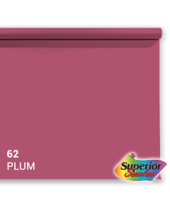 Superior Papier de Fond 62 Prune 1,35 x 11m