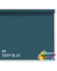 Superior Papier de Fond 01 Deep Blue 2,72 x 11m