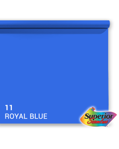 Superior Papier de Fond 11 Royal Blue Chroma Key 2,72 x 11m