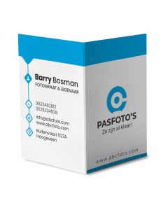 Benel Portefeuilles pour Photos d'Identité Blanc avec Imprimé 1000 pcs.