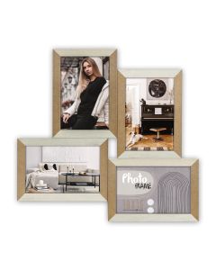 Zep Cadre Photo DN496W Vercelli White 4Q 4x 10x15 cm