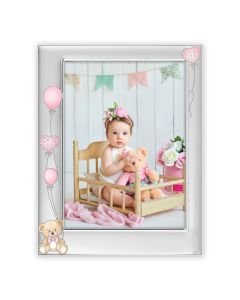 Cadre Photo bebe B17346P Ivan Pink 10x15 cm
