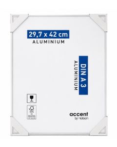 Nielsen Cadre Photo 59719 Accent Blanc Brillant 29,7x42 cm