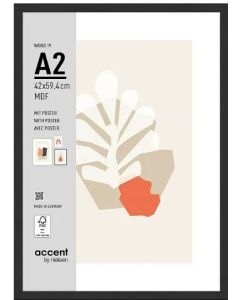 Nielsen Cadre Photo 3241201 Wood 19 Noir 42x59,7 cm