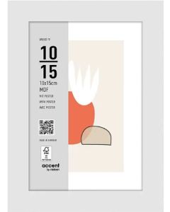 Nielsen Cadre Photo 3211202 Wood 19 Blanc 10x15 cm