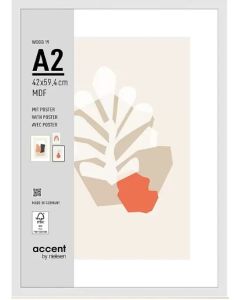 Nielsen Cadre Photo 3241202 Wood 19 Blanc 42x59,7 cm