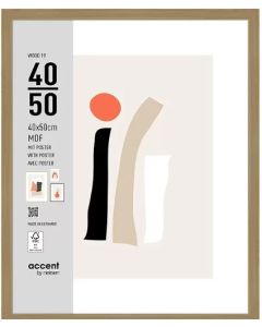Nielsen Cadre Photo 3240204 Wood 19 Naturel 40x50 cm