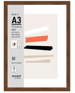 Nielsen Cadre Photo 3224205 Wood 19 Noyer 29,7x42 cm