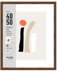 Nielsen Cadre Photo 3240205 Wood 19 Noyer 40x50 cm