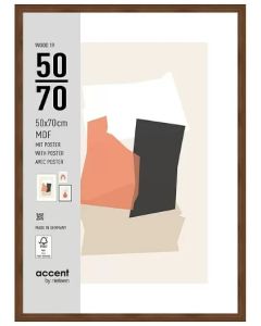 Nielsen Cadre Photo 3252205 Wood 19 Noyer 50x70 cm