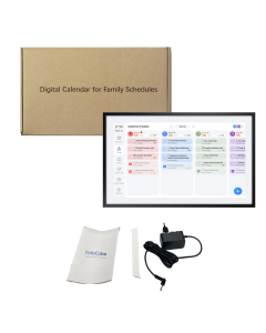 Fotocube Cadre Photo Numérique 3 en 1 avec Calendrier PW156-CA Noir 15.6 pouces