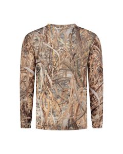 Stealth Gear T-shirt manches longues camo imprimé roseau taille XL