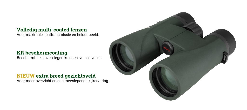 Kowa SV III verrekijker met multi-coated lenzen, KR beschermcoating en extra breed gezichtsveld Kowa SV III verrekijker met multi-coated lenzen, KR beschermcoating en extra breed gezichtsveld